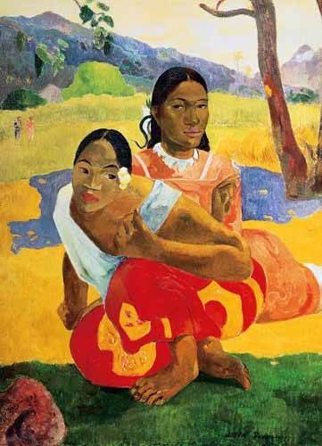 Cuadro ¿Cuándo te casas? de Paul Gauguin